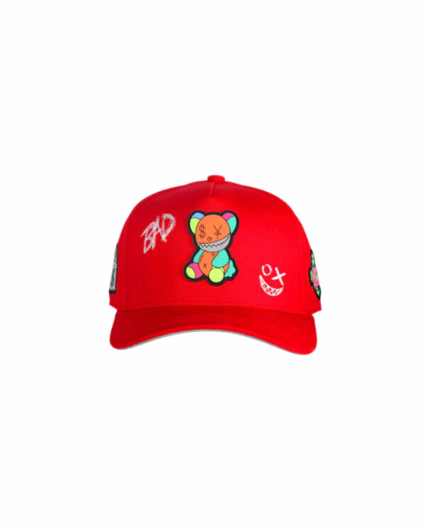DESIGN CAP BAD BEAR RED - Imagen 2